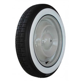 125R15 68S TL (125SR15) Michelin X Flanc Blanc 50 mm